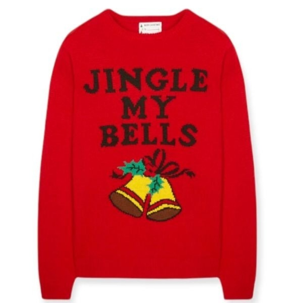 VINTAGE "Jingle My Bells" Ugly Christmas Sweater S